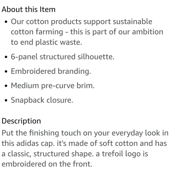 NWT Men's Adidas Snapback Hat - Picture 7 of 7